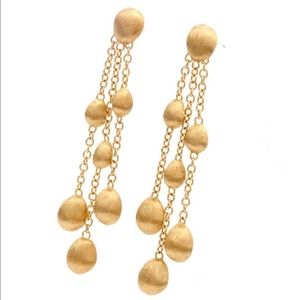 Marco Bicego 18 Karat Siviglia 3-Strand Dangle Drop Earrings